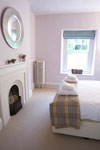 Pink bedroom interior design